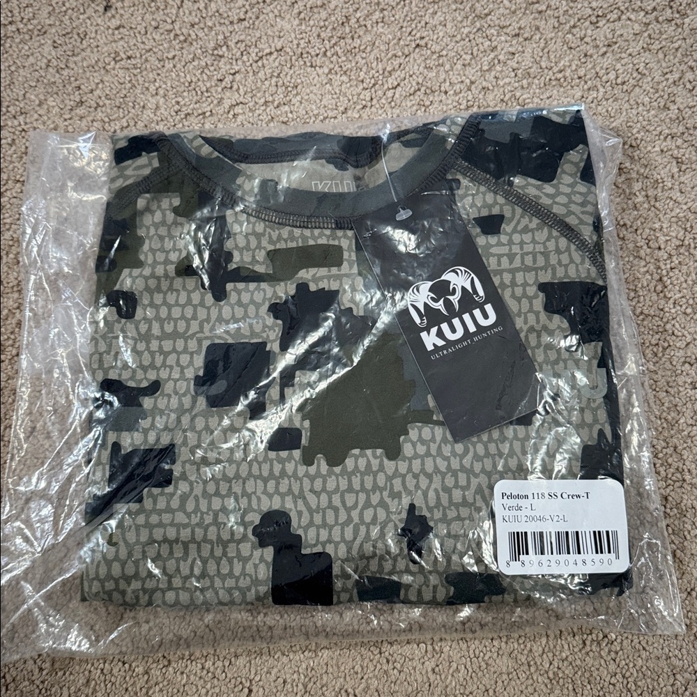 KUIU Peleton 118 SS Crew-T Large